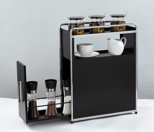 Двойной шкаф для хранения специй в стиле ящика